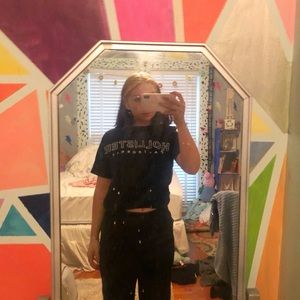 Dark Blue Hollister Top